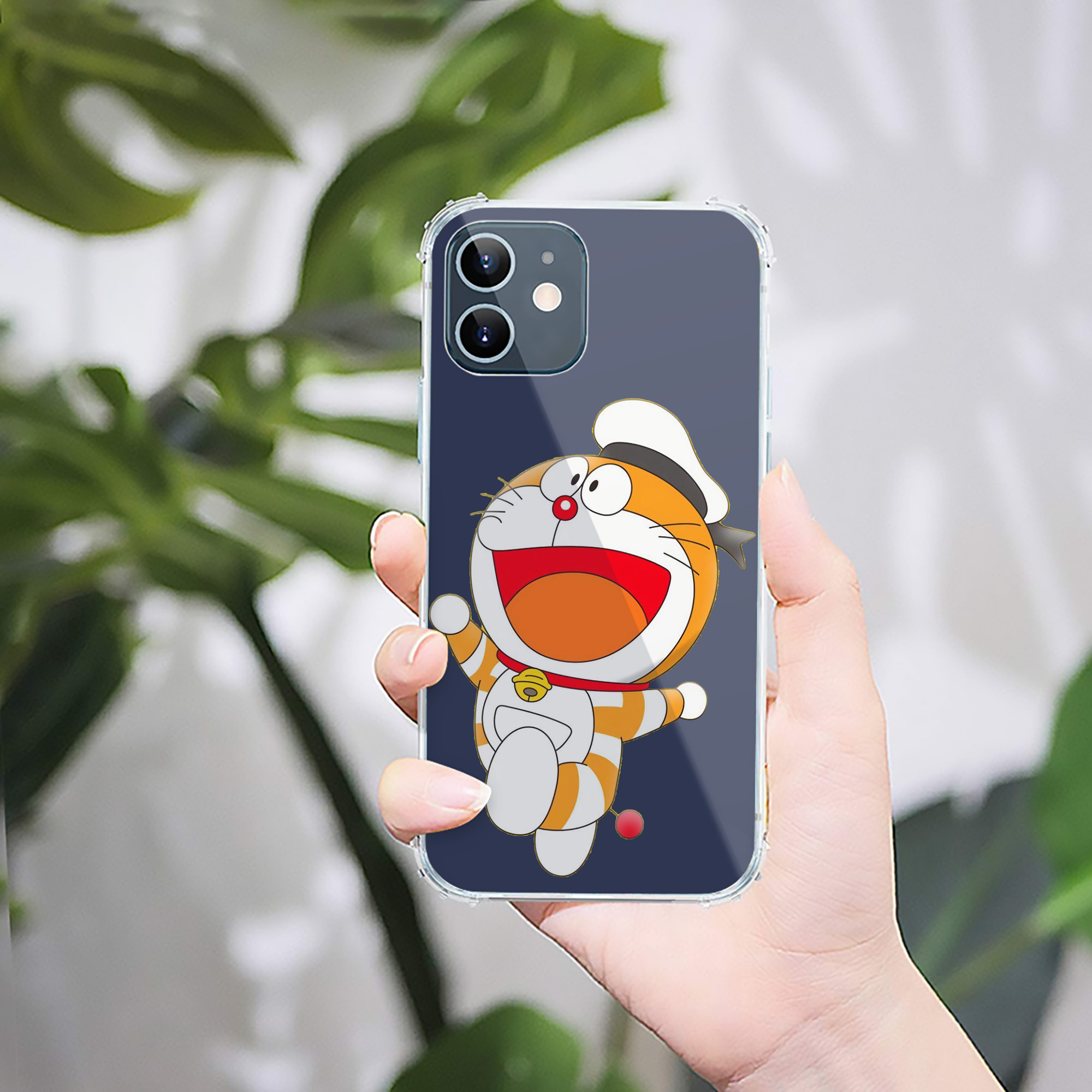 （画像用） ドラえもん Doraemon 【iPhone 12シリーズ対応】透明スマホケース（クリアソフトケース）